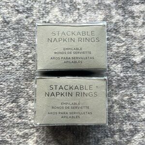 West Elm napkin rings